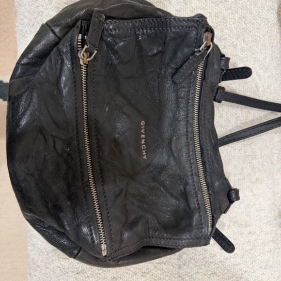 Givenchy Handbags - Givenchy Tumbled Sheepskin Mini Pandora Black Crossbody Bag